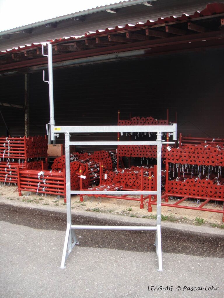 Chevalet à manivelle