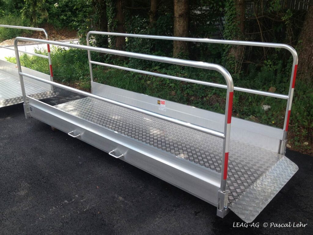 Passerelle en aluminium